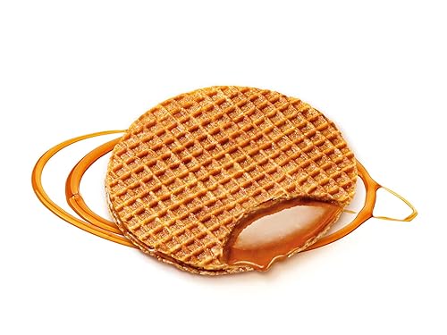 Miniatura 3 de DAELMANS Stroopwafels, gofres holandeses tostados suaves, paquete de 2 surtidos, caramelo, aperitivo de oficina, lácteos kosher, auténtico fabricado