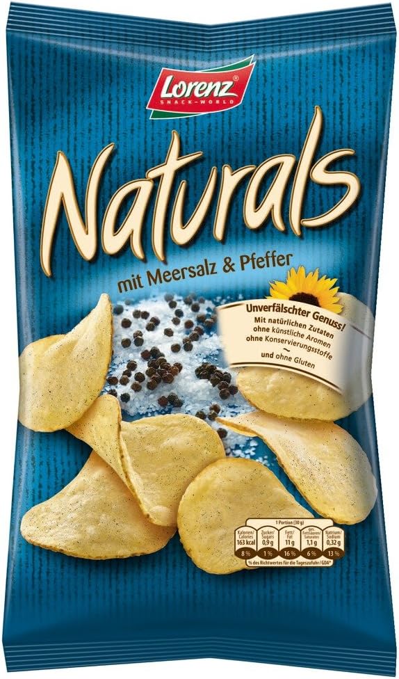 Lorenz Naturals Meersalz & Pfeffer, Sea Salt & Pepper 100g - 3.5Oz