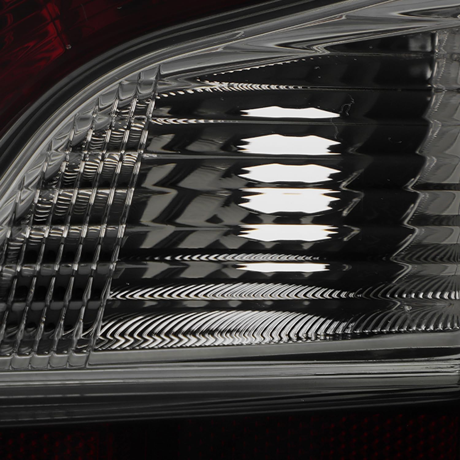 AKKON - Fits 2012-2014 Nissan Maxima Chrome Smoked Tail Lights Pair Driver+Passenger w/LED DRL Running Lamp Replacement