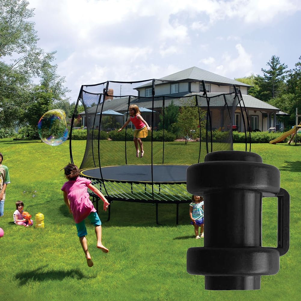 Tappi Terminali Per Trampolino - 8 Pezzi, Diametro 25mm, Per Rete Di Sicurezza, Blu - Foto 6