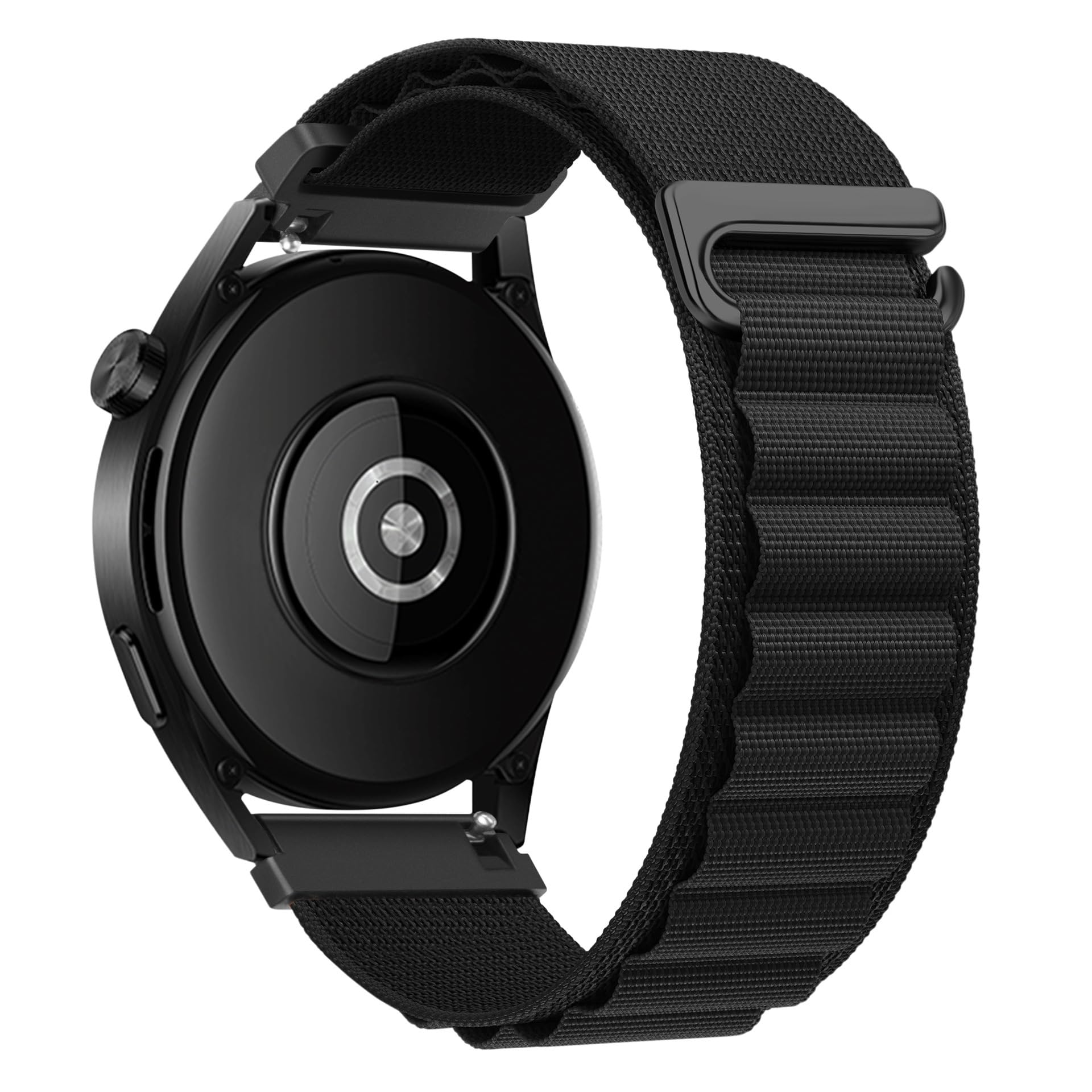 NESLIN22mm Nylon Band Compatible for Huawei Watch GT5/GT4 46mm/Watch 4/4 Pro 46mm/GT3/GT3 Pro/GT2 Pro/GT2 46mm/GT Runner/Watch 3/3 Pro Strap, Alpine Loop Sports Wristband Replacement