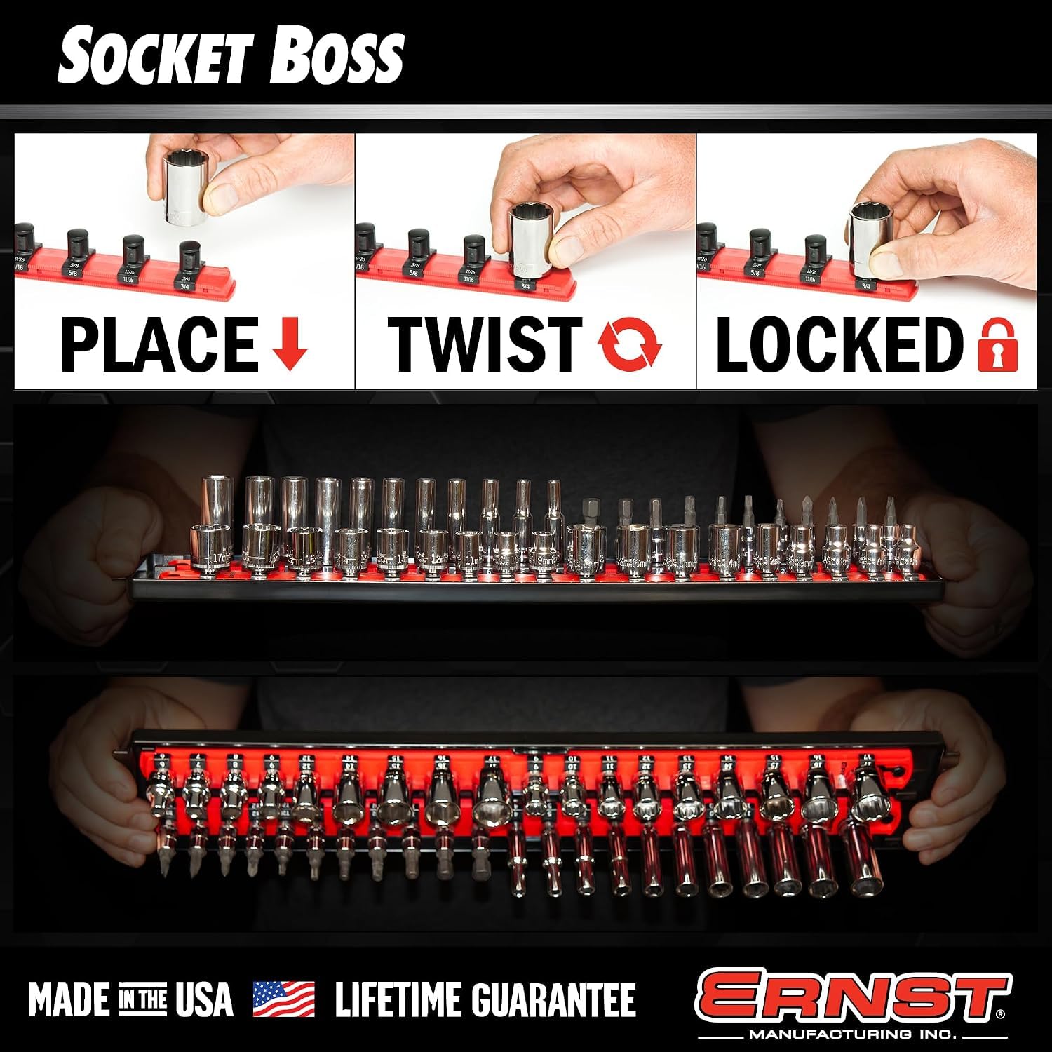 Ernst Socket Boss - Organize 1/2 Drive Sockets -6 Ernst Socket Boss - Organize 1/2 Drive Sockets -6
