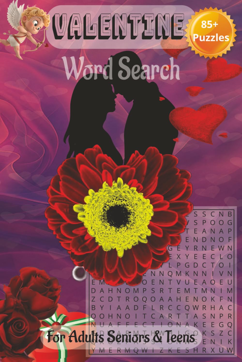 Valentine Word Search Puzzle Book: Heartwarming Puzzles to Celebrate Love, Connection, and Togetherness with Easy to Read Print | 6x9 inches, 110 ... Gift for Vacations, Holidays and Free Times