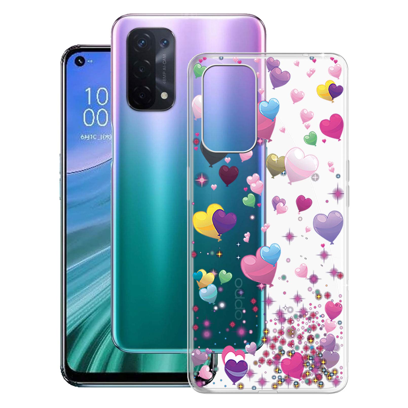 TUUTPU Cover Magnetica per Samsung Galaxy A54 5G, Custodia Traslucida Opaca Posteriore Hard PC con Bumper Silicone TPU Ultra Sottile Antiurto Protettiva Caso, Nero
