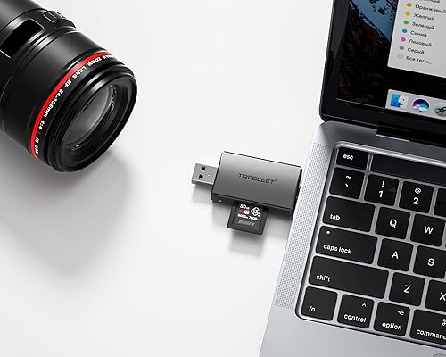 Miniatura 9 de CFexpress - Lector de tarjetas tipo B, USB 3.2 de 10 Gb de hasta 900 MBs, velocidades 2 en 1, puerto USB-C y USB-A para cámara CFE tipo B, adaptador