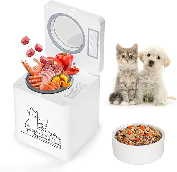 Pet Fresh Food Maker – All-in-One Dog & Cat Food Multicooker with Chopping & Cooking, Quiet & Odor-Free, 2.6 Quart Capacity, for Healthy Home-Cooked Meals