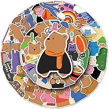 urso desenho animado - crianças urso adesivos,50 peças com tema carro desenho animado urso para garrafas água mala estojo telefone Pologmase