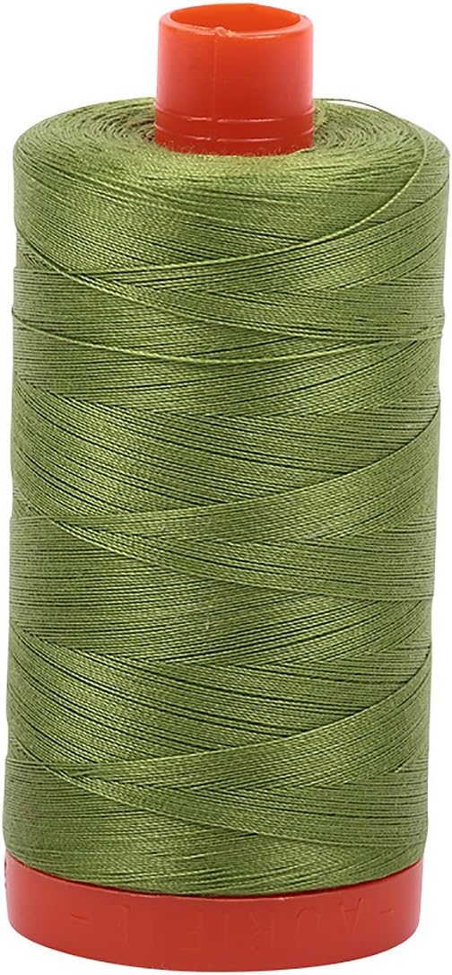 Aurifil A1050-2888 Solid 50wt 1422yds Fern Green Mako Cotton Thread