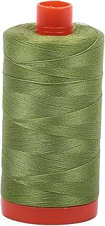 Aurifil A1050-2888 Solid 50wt 1422yds Fern Green Mako Cotton Thread