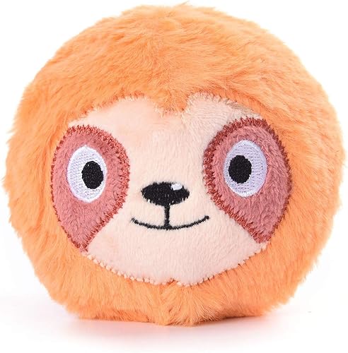 Miniatura 1 de HugSmart Pet - Pelota de zoológico | Pelota de tenis 2 en 1 para perro | Sin relleno, juguetes interactivos resistentes para perros pequeños,