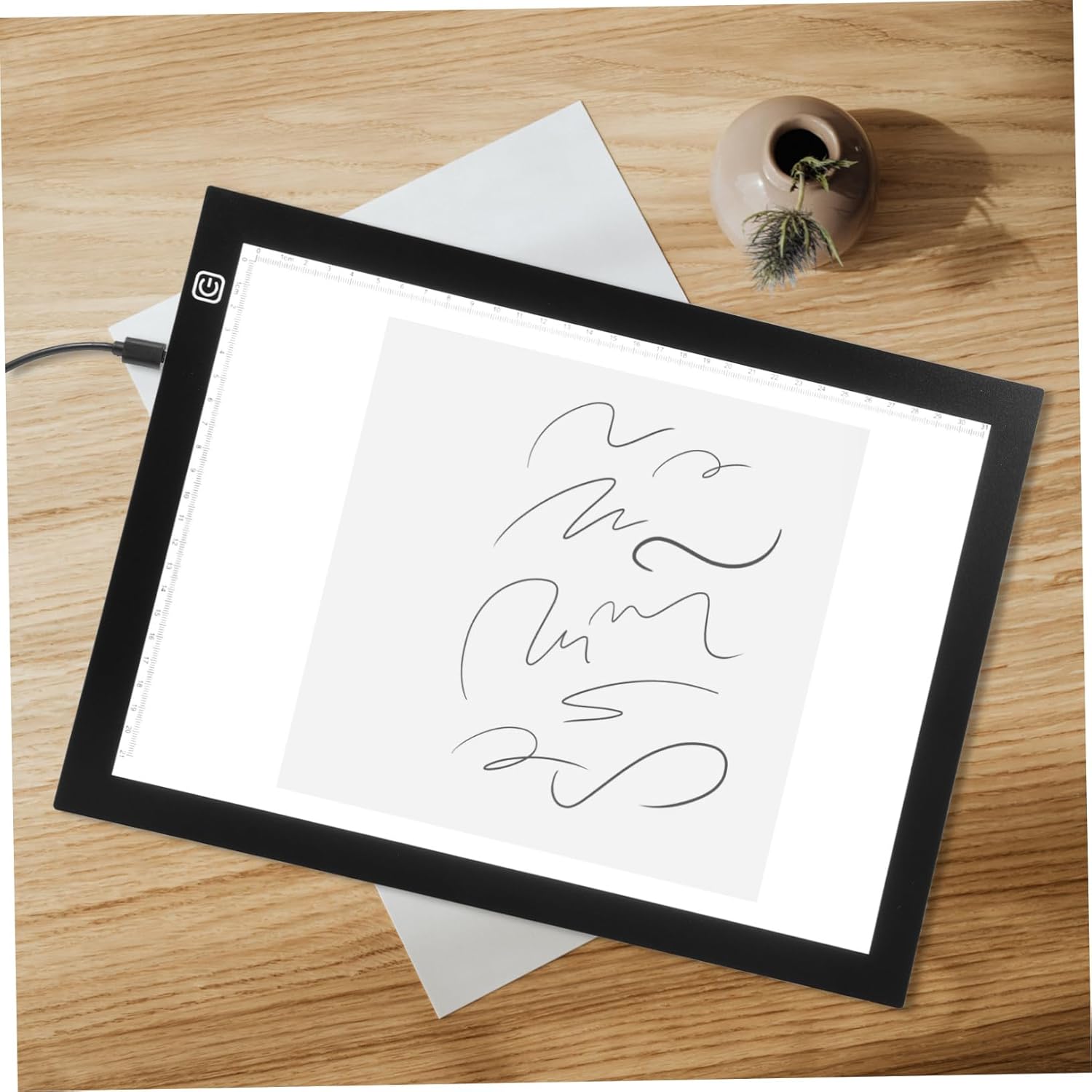 KOCKSHION Portable Tracing Board Led Light Table for Drawing Lighted Tracing Pad Noise Panel