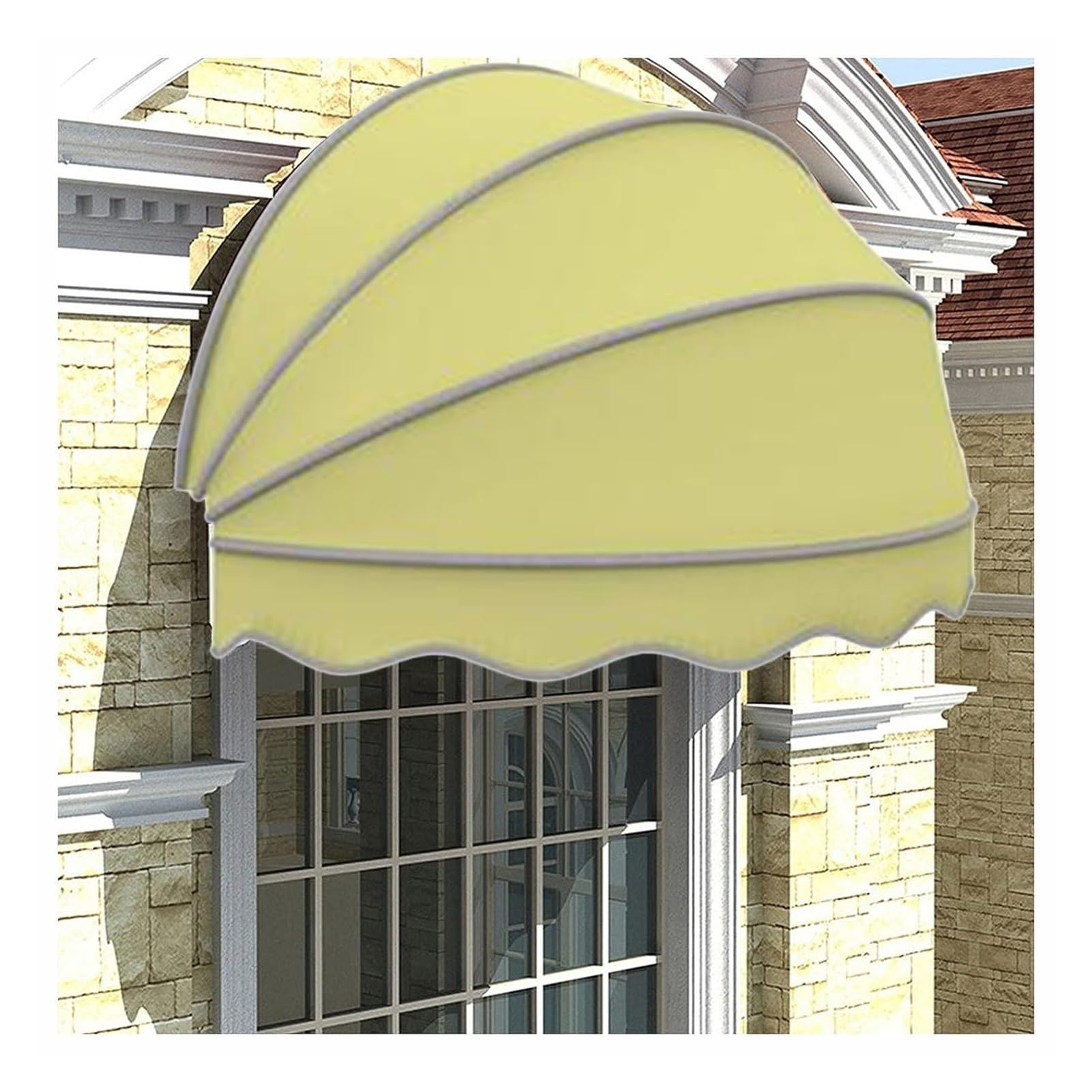 Amazon.co.jp: 手動で折り畳み可能 屋根庇 ひさし 雨よけ、 雨雪  