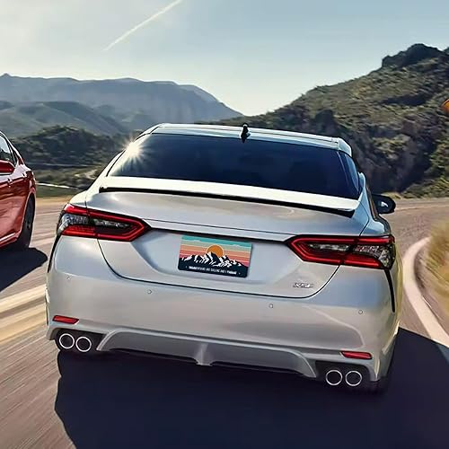 Miniatura 5 de Mountains are Calling and I Must Go Caption - Placa de matrícula personalizada de metal inoxidable a prueba de óxido, placa decorativa novedosa para