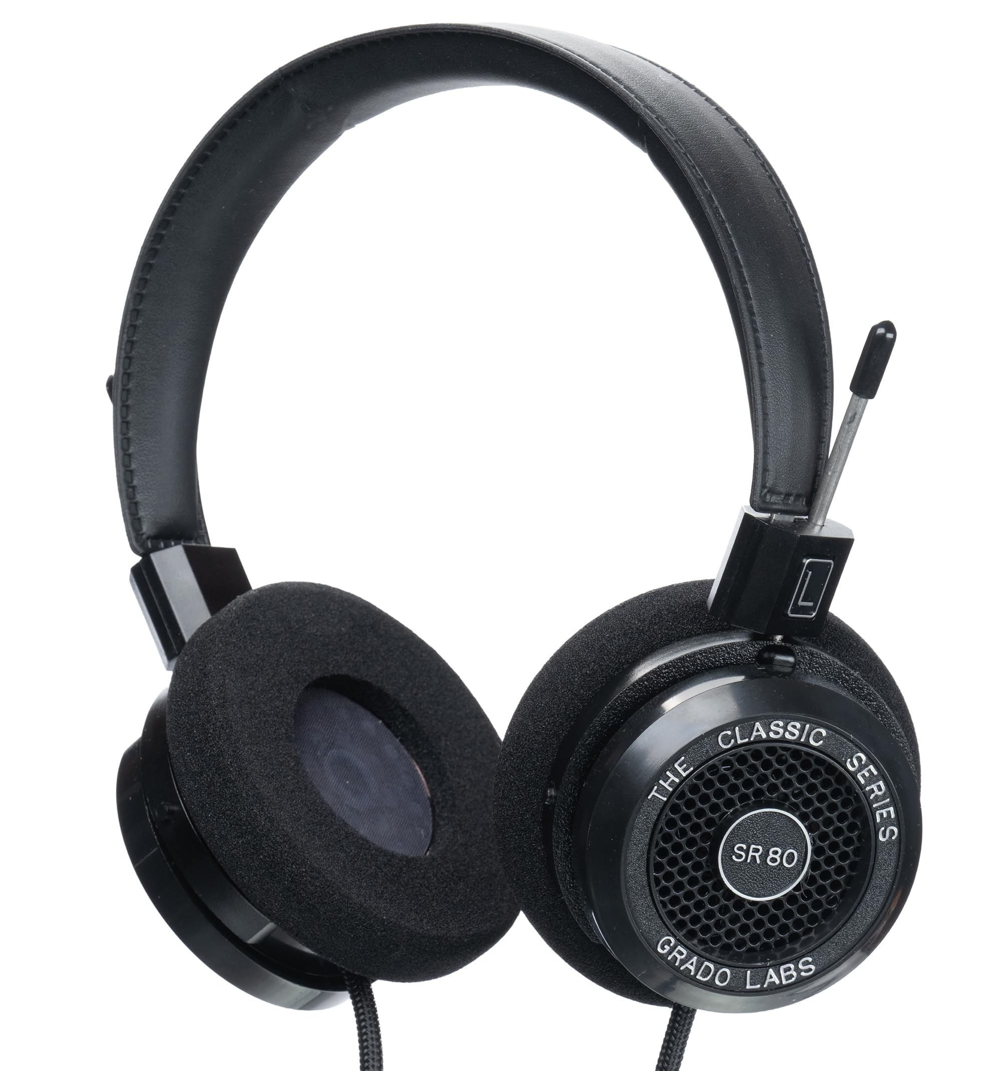 GRADO Classic Series SR80 Cuffie Cablate Over-Ear Retro Aperto | Ascolto domestico, Suono naturale, Design leggero