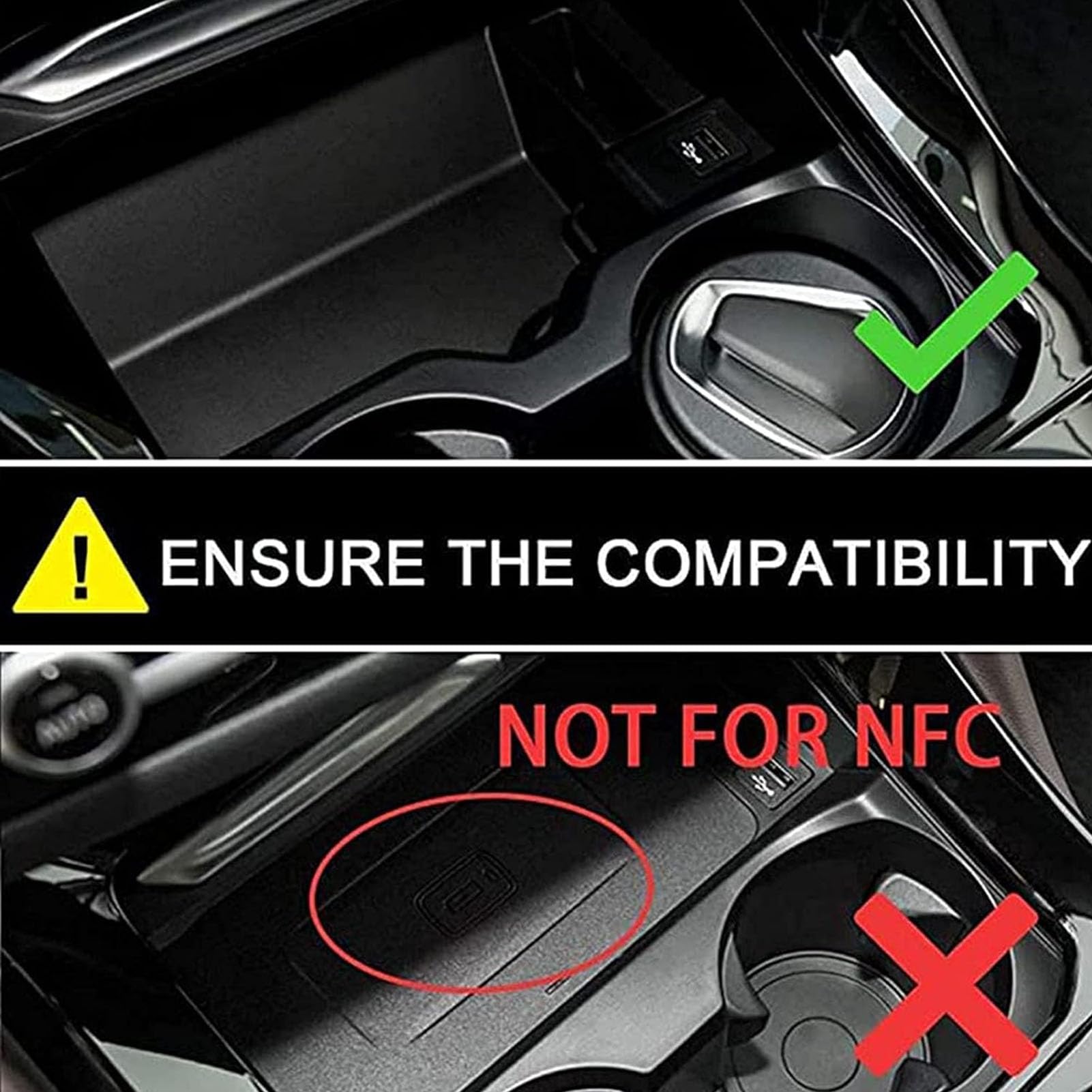 Bezprzewodowa ładowarka Samochodowa do BMW X3 G01 /X4 2018 2019 2020 2021 2022,10W Qi Szybkie ładowanie Telefonu Pad ładowarka do Każdego Telefonu Kompatybilnego Z Qi