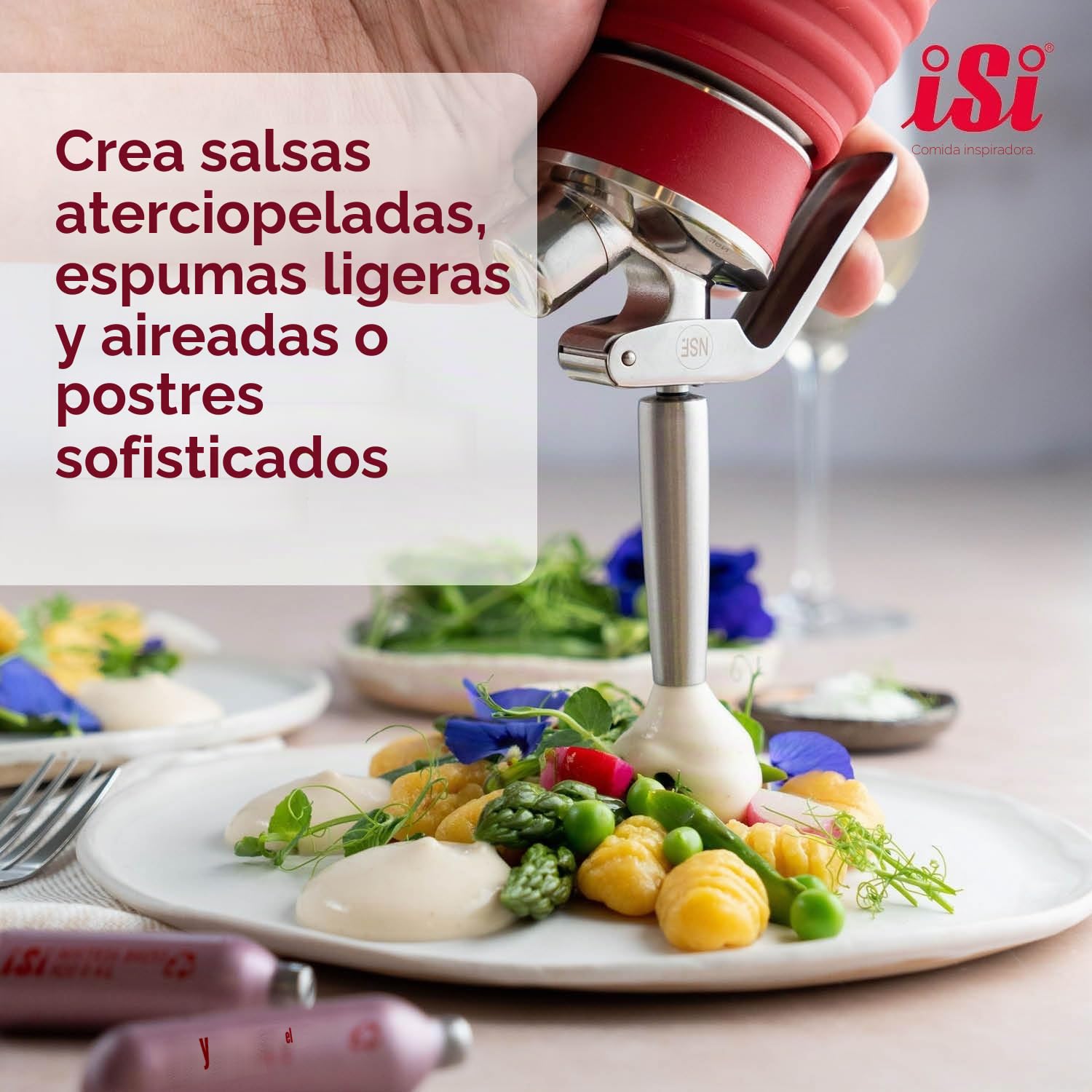 iSi Gourmet Whip crema batida 1L