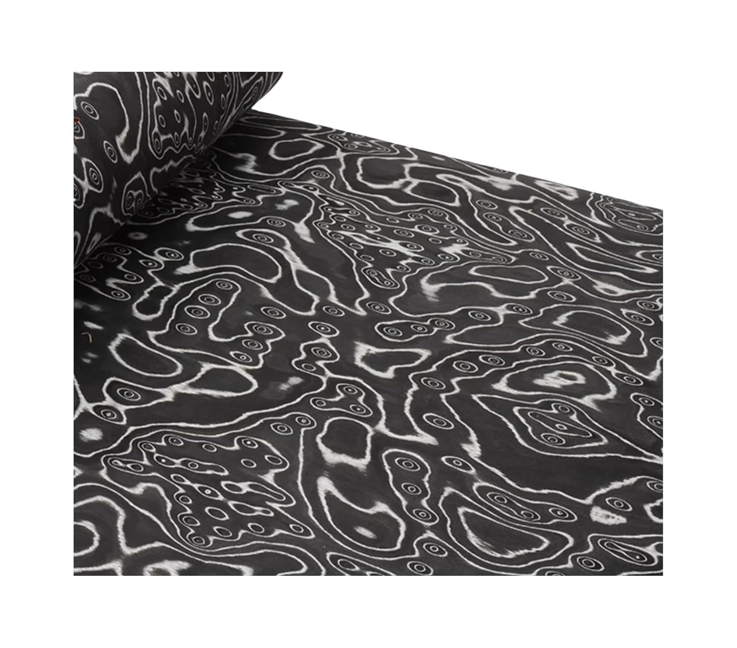 Black ice Bead Texture Tech Wood Veneer 98x20.8inch(2.5x0.53meter) Woodworking Veneer for Cabinet & Home Furniture Decor - DIY Handmade Option Available