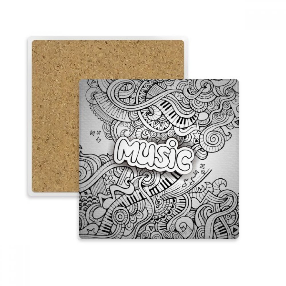 Coaster violon rock en pierre, le cadeau absorbant de boissons original pour musiciens
