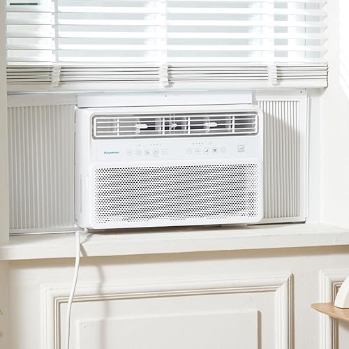 Miniatura 2 de Keystone - Aire acondicionado inversor de 8,000 BTU montado en ventana con operación silenciosa y de alta eficiencia y control remoto, unidad