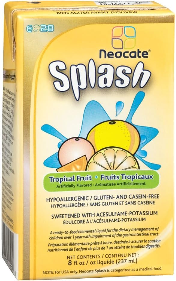 E028 Splash, Tropical Fruit, 237 mL (Case of 27)