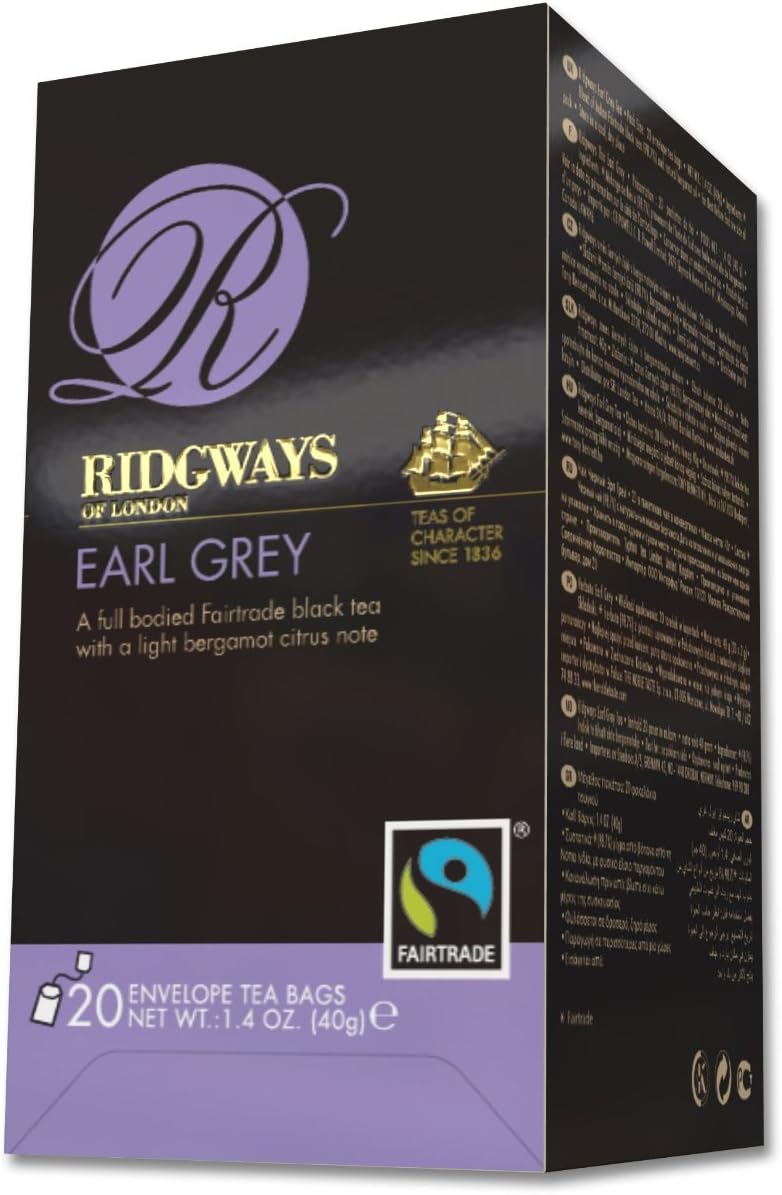 Ridgways Earl Grey Tea Fair Trade Certified, 20-count