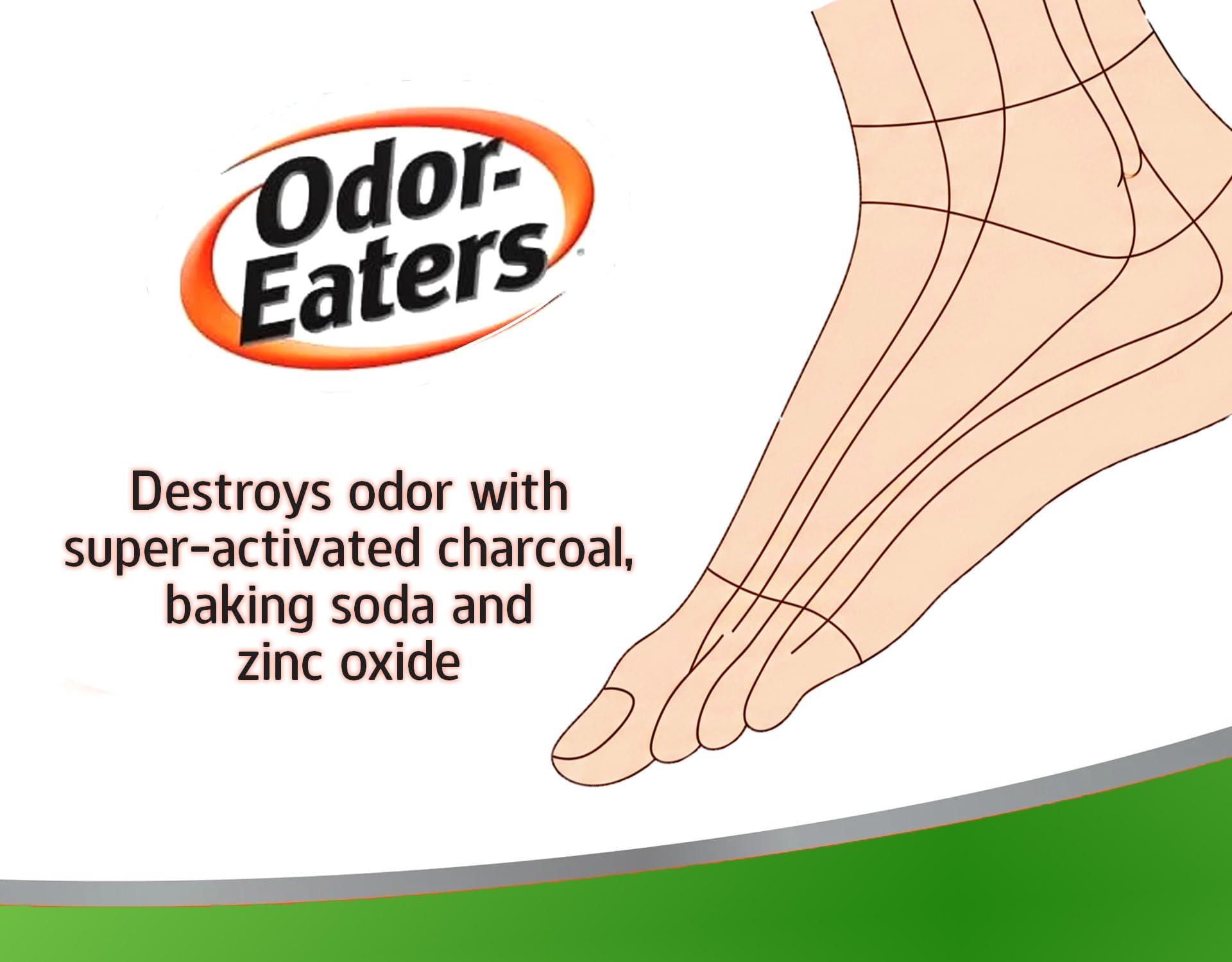 Odor-Eaters Ultra Comfort, Odour-Destroying, Deodorising comfort insoles, for everyday wear — view 4