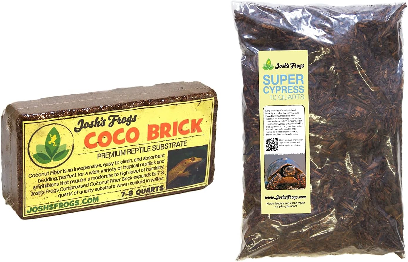 Josh's Frogs Baby Tortoise Substrate Mix Bundle for 20 Long Tanks