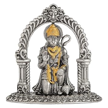 SILVER EMPORIUM BIS Approved Silver Hanuman Idol 925 Purity