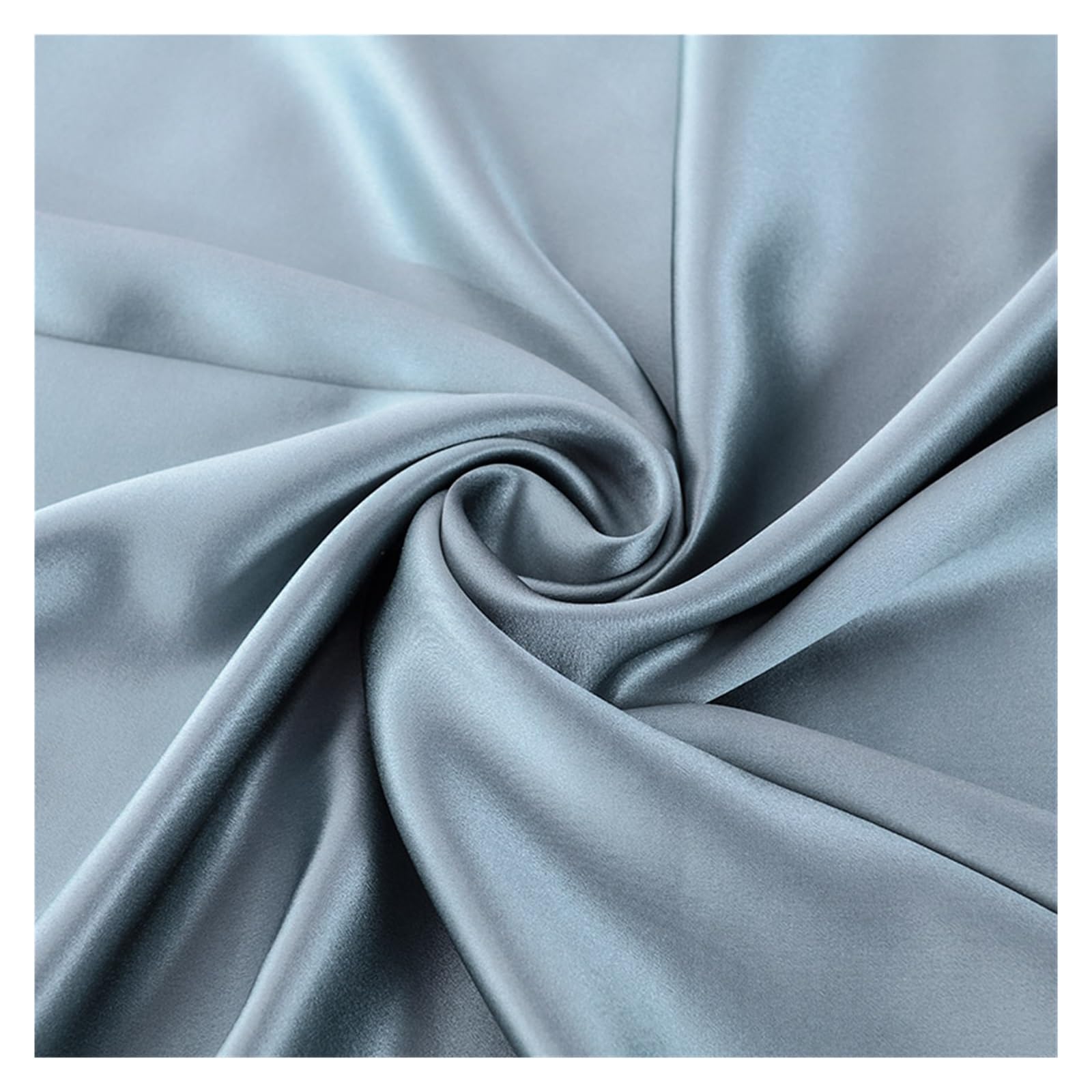Tela de Satén Tela de seda Seda Morera Color sólido Multicolor Ancho 114cm Liso Teñido Para coser(Coffee,1.5 meter)