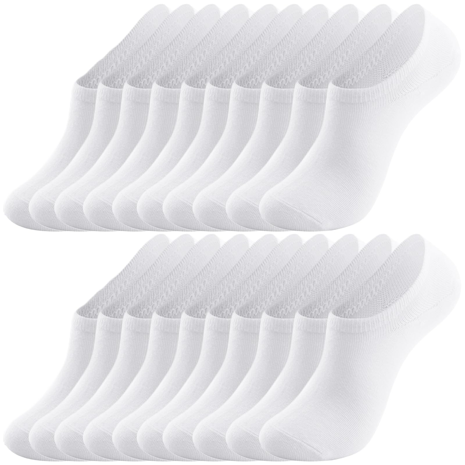 flintronic Krótkie Skarpetki Unisex, Krótkie Skarpetki Running Bawełna, Sportowe, Bieganie, Jazda Na Rowerze, Trekking, Niewidzialne Oddychające, Wygodne i Toaleta