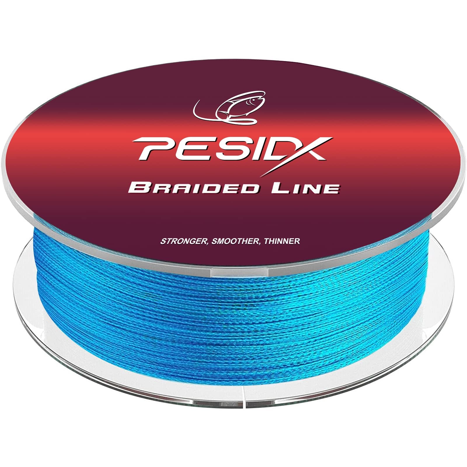 Braided Fishing Line, Abrasion Resistant Braided Lines, High Sensitivity and Zero Stretch, 4 Strands to 8 Strands with Smaller Diameter