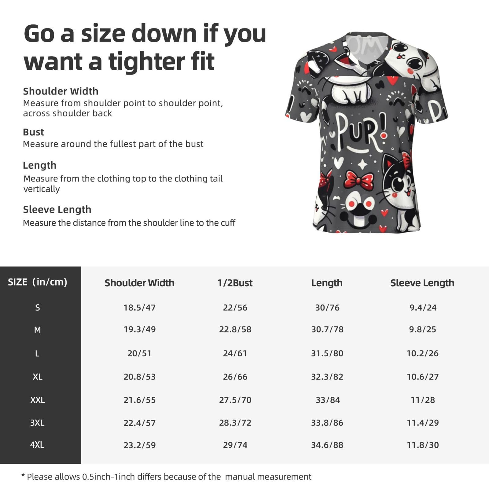 Stylish Athletic Sports Jersey Adorable-Kittens-Cats-Love Men's Rugby Jersey Large Black