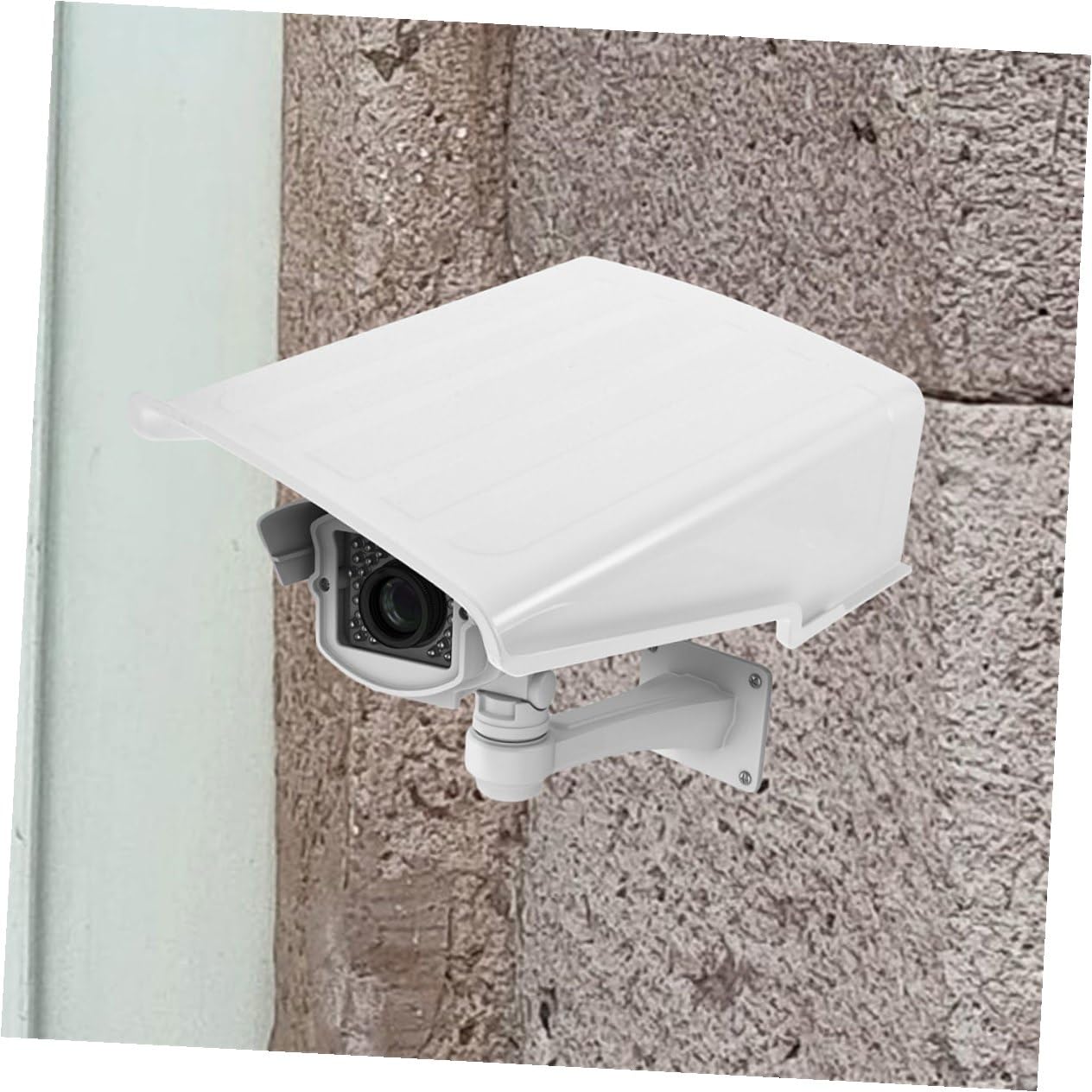 LABRIMP Cubierta para Cámara de Seguridad Exterior, Funda Resistente Lluvia y Polvo, Protección para Cámaras CCTV, Uso al Aire Libre, Color Negro, Pack 2 Unidades