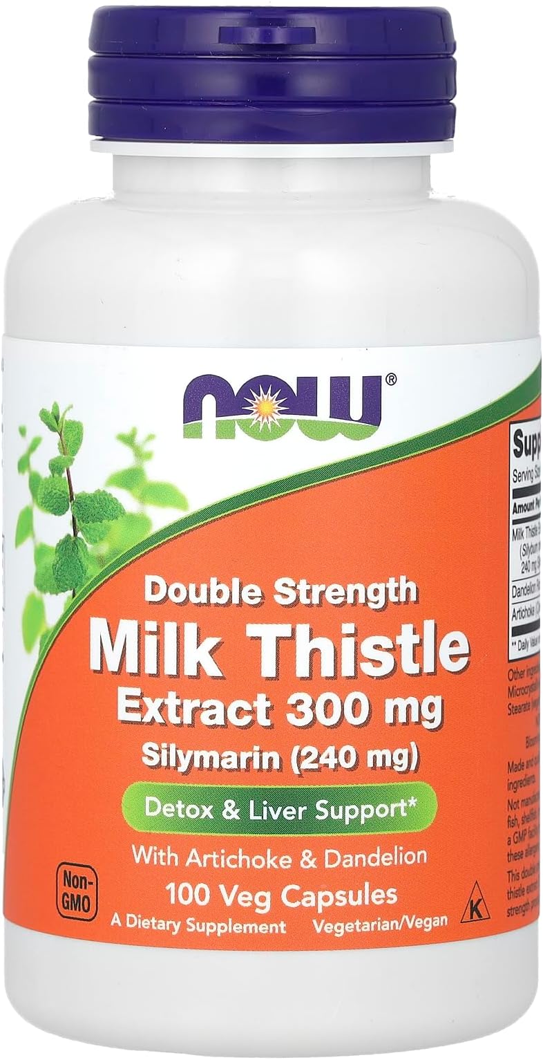 Foods - Silymarin Milk Thistle with Artichoke and Dandelion Double Strength 300 mg. - 100 Vegetable Capsule(s)