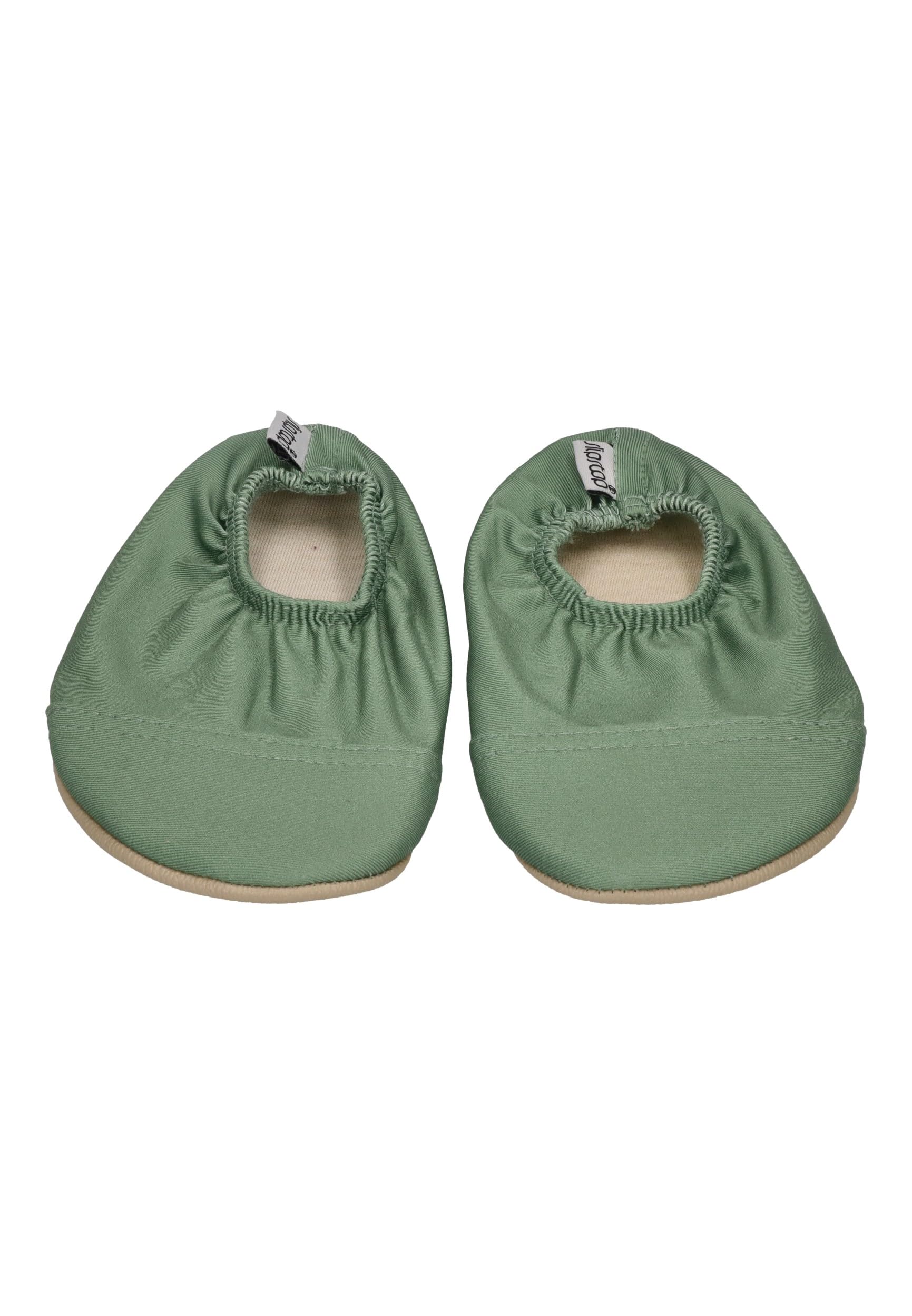 Slipstop Zapatillas de baño para niños, color verde