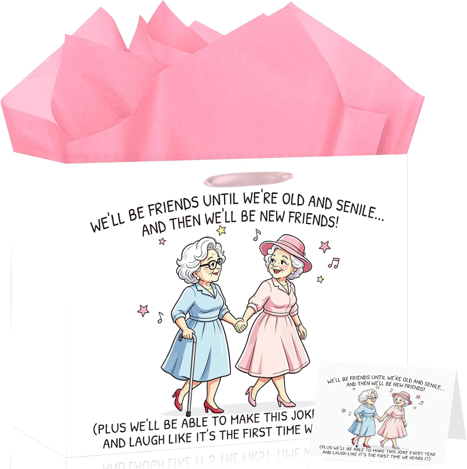 Best Friend Bestie Birthday Gifts for Women Friendship Gift Bag Set