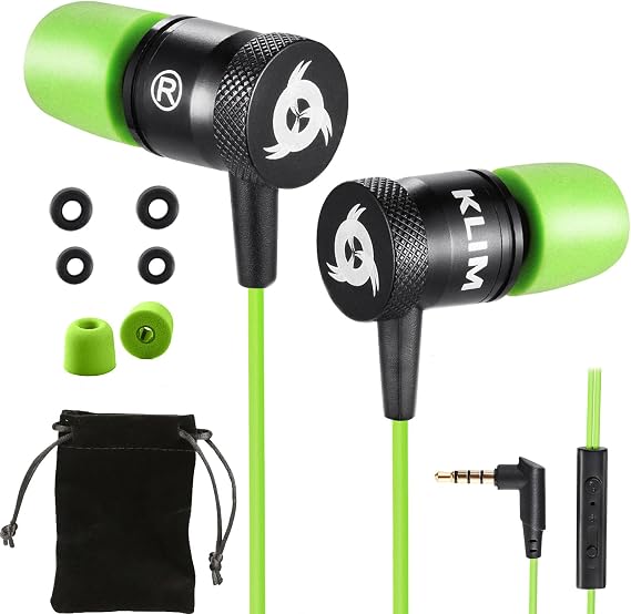 KLIM Écouteurs Intra-Auriculaires KLIM Fusion à Mémoire de Forme