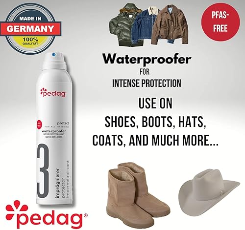 Miniatura 4 de Pedag Impermeable, fabricado en Alemania, resistente al agua y repelente de manchas, protector de aerosol de lona y tela, espray impermeabilizante y