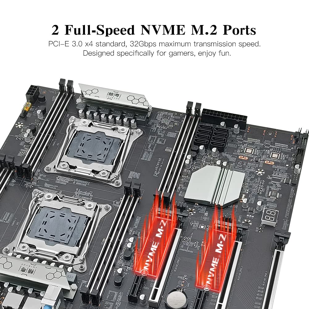 Intel Xeon E5 デュアルCPU マザーボード LGA2011-3 Amazon.co.jp: X99デュアルCPUマザーボードLGA2011 V3 E-ATX USB3.0