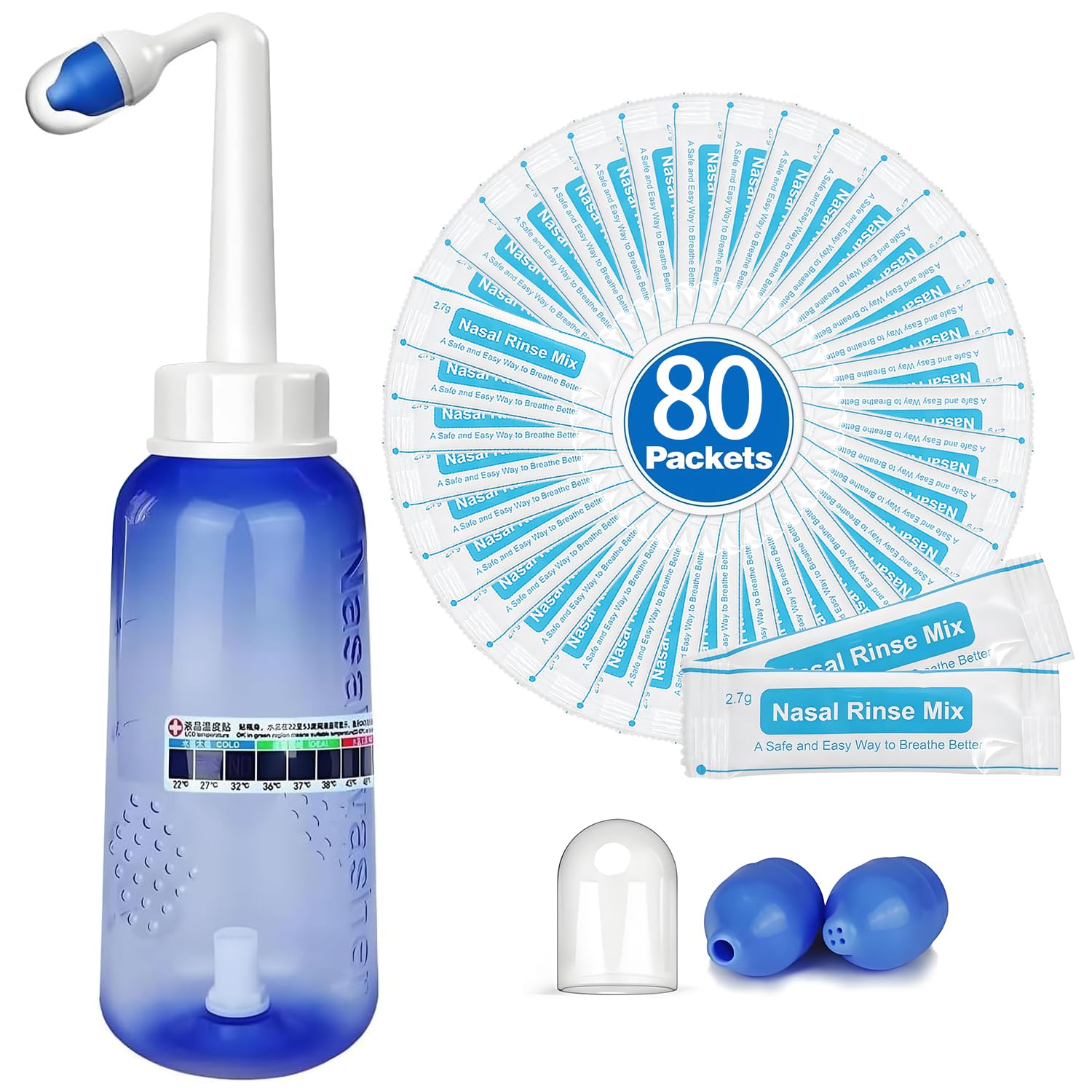 Medi Grade Nasal Irrigation Kit - 500ml Nasal Rinse Mauritius
