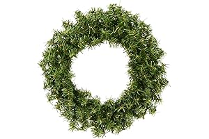 Vickerman 550915 6" Mini Pine Christmas Wreath for a Festive Holiday