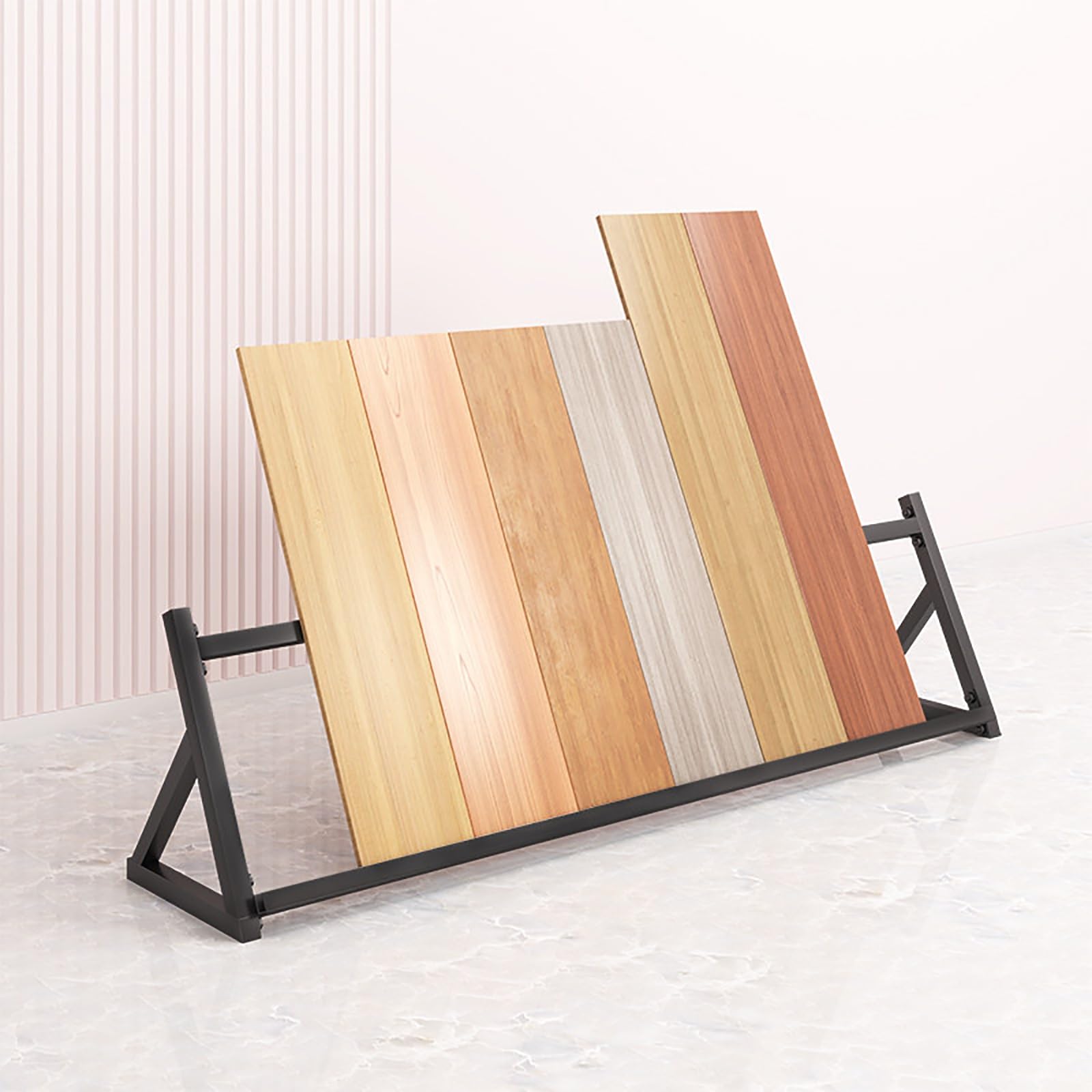 Estante de exhibición de azulejos para almacenamiento de muestras, ferias comerciales y exposiciones, organizador de 160 cm de altura, perfecto para eventos de proveedores