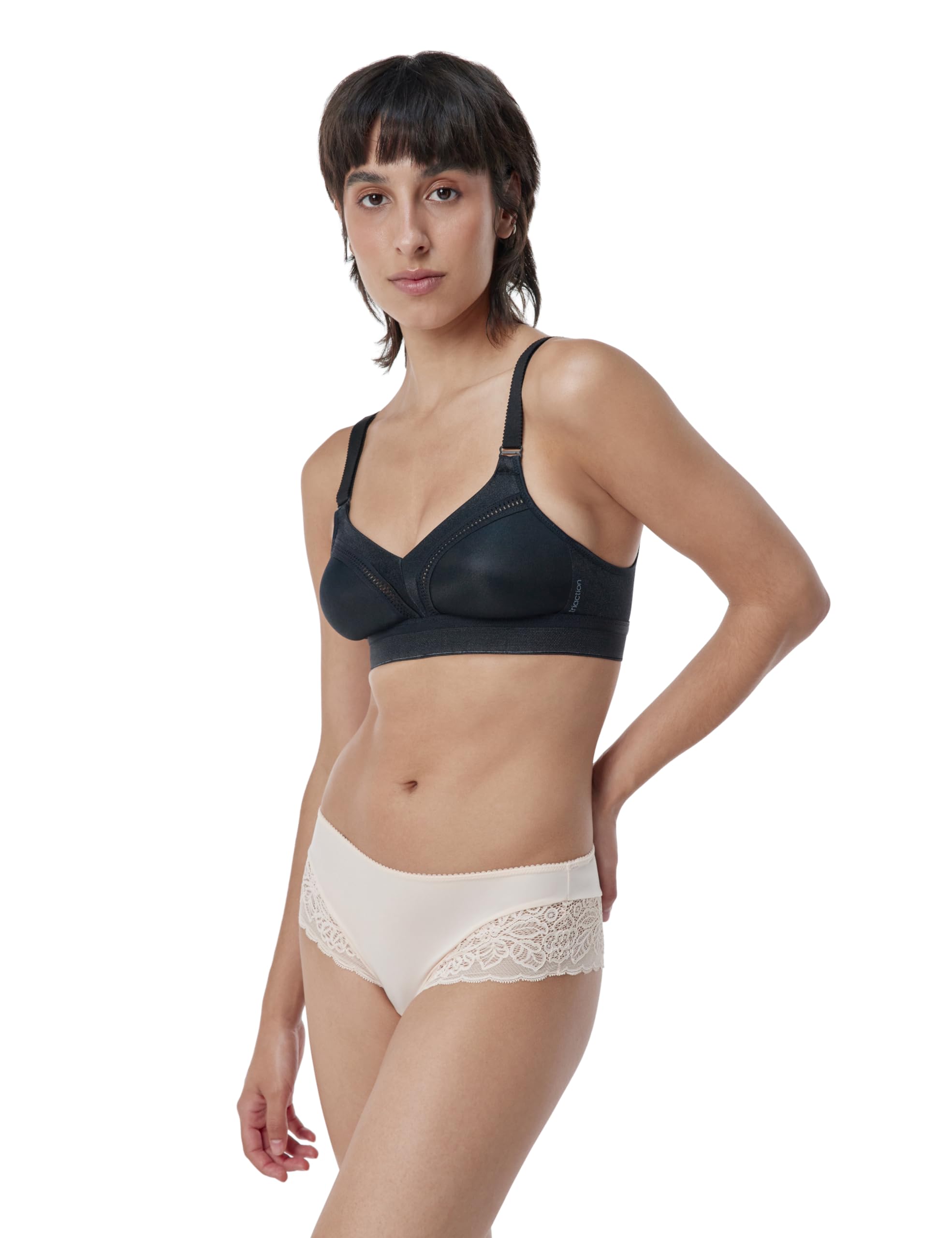 Triumph Triaction Womens Workout N Sports Bra, Black, 38D UK