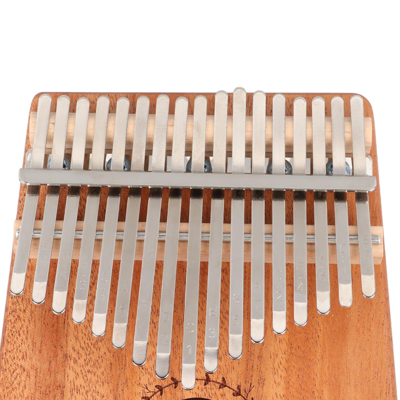 17 Tasten Kalimba Mahagoni Holz Fingerharfe Tragbares Daumenklavier mit Stimmhammer17 Tasten Fingerklavier17 Tasten Kalimba, DaumenklavierDaumenklaviere