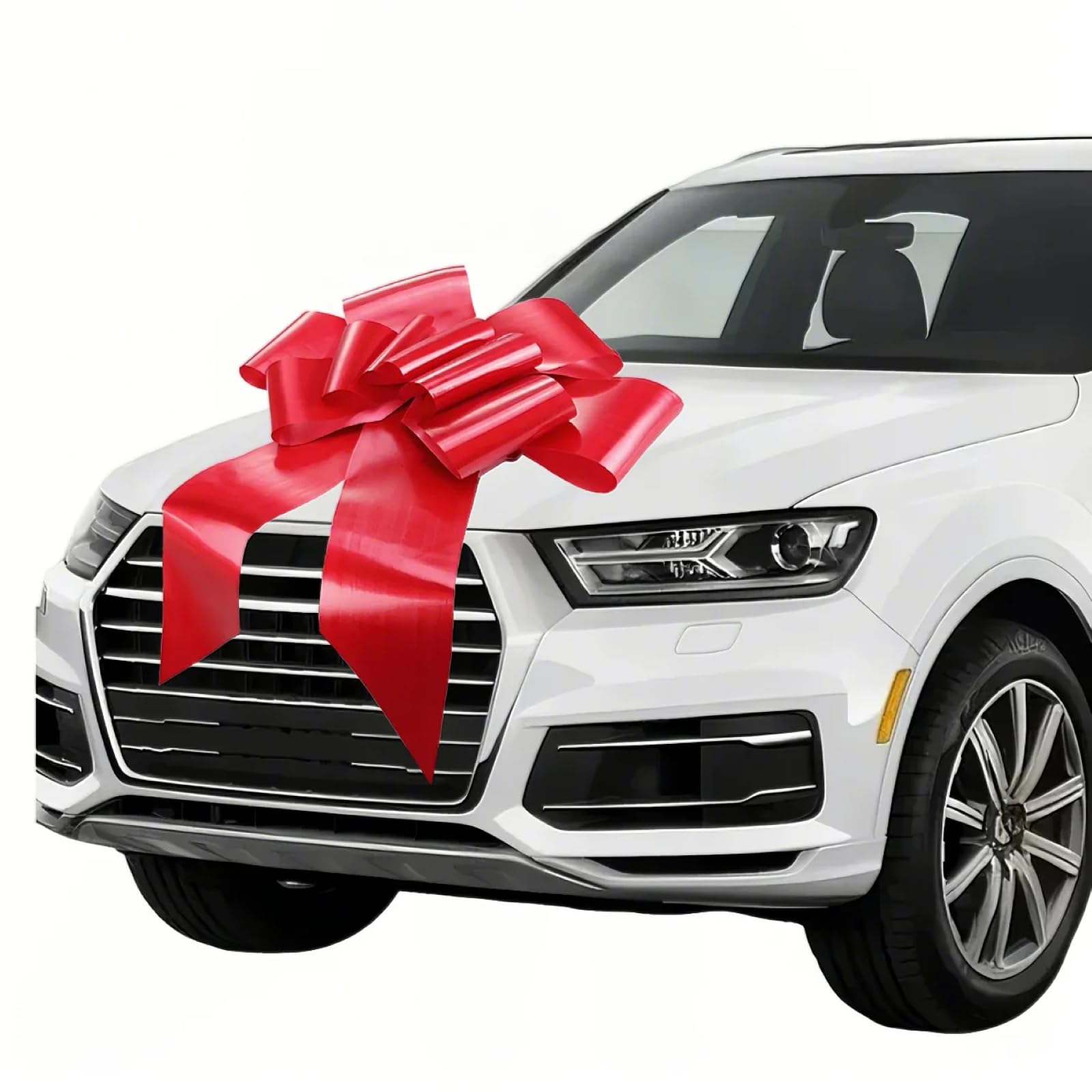 Big Car Bow (Red, 23 Inch, 1 Pack), Pull bow, Gift Bows, Big Bow, Big Red Bow for Birthday Presents, Large Gift, Christmas Presents, Birthday bows, Christmas bows, Christmas Decoration