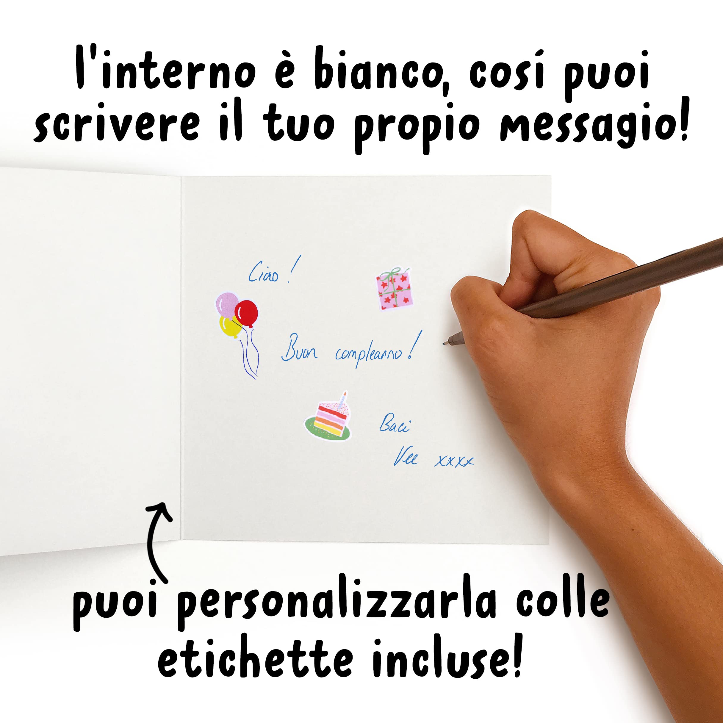 Biglietto Auguri Umoristico Central 23 - Design Retrò Isterico Per Lui/Lei, Con Adesivi Divertenti, Interno Vuoto