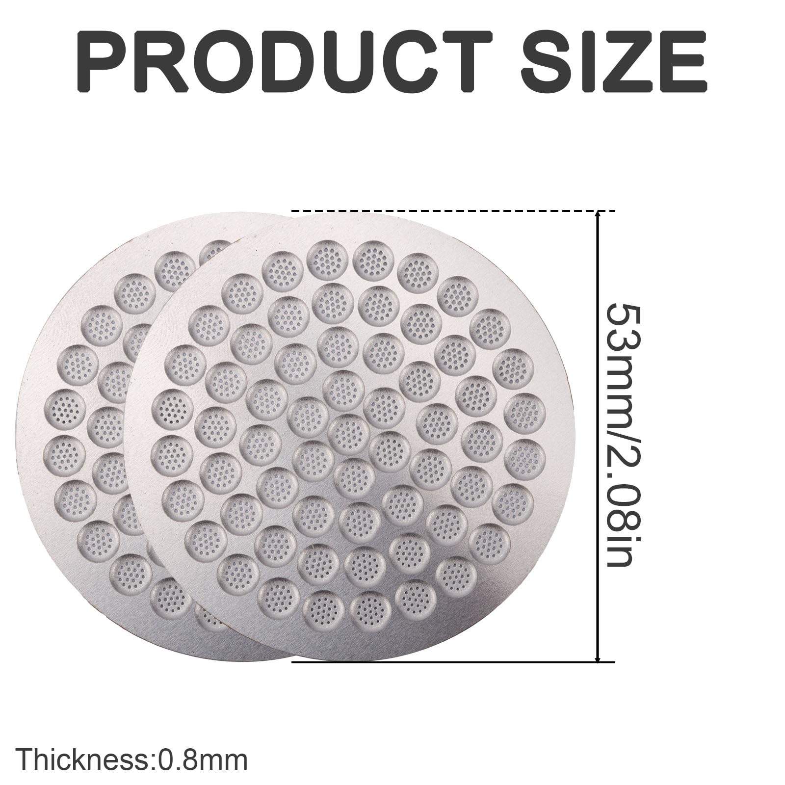 Espresso Puck Screens - Stainless Steel Reusable Filters -2 Espresso Puck Screens - Stainless Steel Reusable Filters -2
