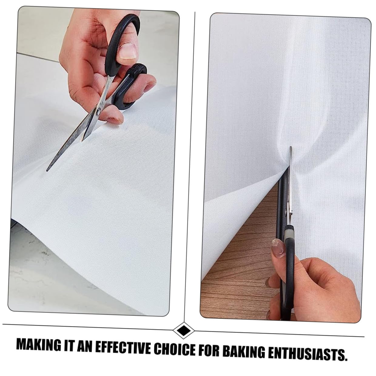 Gatuida Silikon Backmatte Antihaft Backmatte für Heißluftfritteuse und Ofen Rutschfest Wiederverwendbar Vielseitig Zuschneidbar für Backen und Gebäck
