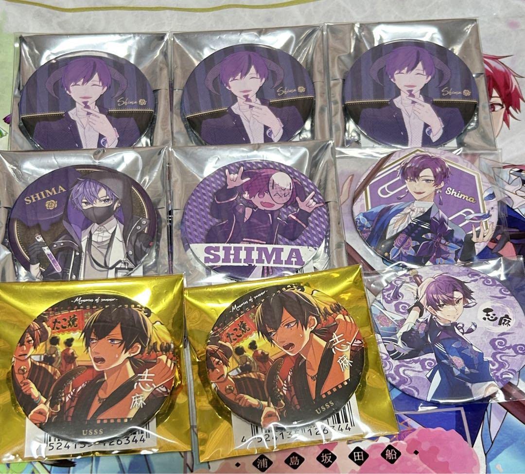 浦島坂田船　志麻　缶バッジセット Amazon.co.jp: 浦島坂田船 志麻 缶バッジセット 9KOO : おもちゃ