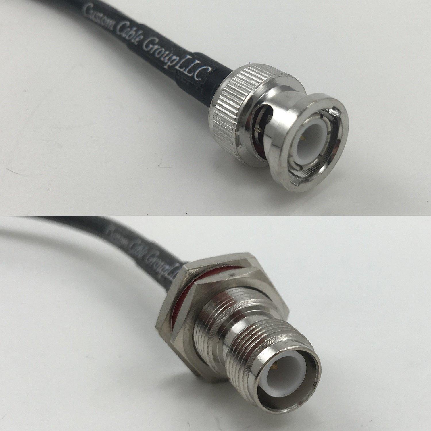 15 feet RFC195 KSR195 BNC Male to RP-TNC Female Bulkhead Pigtail Jumper RF coaxial Cable 50ohm Quick USA Shipping